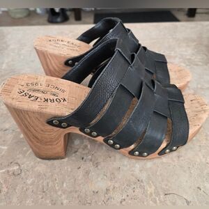 Kork-EaseDevan Woven Studded Leather Platform Slide Sandals.   Size 11